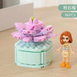 CAYI 13001 13002 13003 13004 13005 13006 non  NGƯỜI TRỒNG HOA 6 LOẠI MỌNG NƯỚC bộ đồ chơi xếp lắp ráp ghép mô hình Creator LITTLE GARDENER Sáng Tạo 520 khối