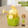 CAYI 13001 13002 13003 13004 13005 13006 non  NGƯỜI TRỒNG HOA 6 LOẠI MỌNG NƯỚC bộ đồ chơi xếp lắp ráp ghép mô hình Creator LITTLE GARDENER Sáng Tạo 520 khối