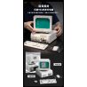 PANTASY 85005 non  MÁY TÍNH CỔ ĐIỂN bộ đồ chơi xếp lắp ráp ghép mô hình RETRO 90S PC 1800 khối