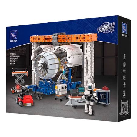 PANTASY 85006 non  CỬA HÀNG SỬA CHỮA ĐỘNG CƠ MÁY BAY bộ đồ chơi xếp lắp ráp ghép mô hình  AIRCRAFT ENGINE WORKSHOP Kỹ Thuật Công Nghệ Cao Mô Hình Phương Tiện 2000 khối