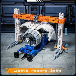 PANTASY 85006 non  CỬA HÀNG SỬA CHỮA ĐỘNG CƠ MÁY BAY bộ đồ chơi xếp lắp ráp ghép mô hình  AIRCRAFT ENGINE WORKSHOP Kỹ Thuật Công Nghệ Cao Mô Hình Phương Tiện 2000 khối