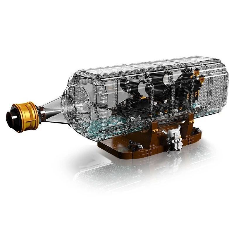 MouldKing 10065 10065S Mould King 10065 10065S non  CHAI TRÔI NGỌC TRAI ĐEN bộ đồ chơi xếp lắp ráp ghép mô hình Arts & Crafts 2206 khối