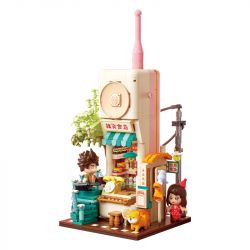 GEKKOSHA 801014 non  NHẶT LẠI KÝ ỨC RETRO BIG BROTHER bộ đồ chơi xếp lắp ráp ghép mô hình TIME MEMORY RETRO CELL PHONE