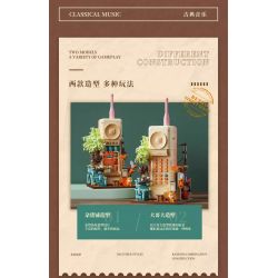 GEKKOSHA 801014 non  NHẶT LẠI KÝ ỨC RETRO BIG BROTHER bộ đồ chơi xếp lắp ráp ghép mô hình TIME MEMORY RETRO CELL PHONE