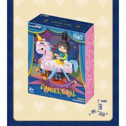 KAIDO KD99006-3 99006-3 non  NGỰA BẬP BÊNH ALICE bộ đồ chơi xếp lắp ráp ghép mô hình ANGEL GIRL 559 khối