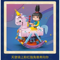 KAIDO KD99006-3 99006-3 non  NGỰA BẬP BÊNH ALICE bộ đồ chơi xếp lắp ráp ghép mô hình ANGEL GIRL 559 khối