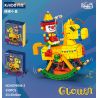 KAIDO KD99006-2 99006-2 non  ROCKING HORSE CHÚ HỀ NGHỊCH NGỢM bộ đồ chơi xếp lắp ráp ghép mô hình CLOWN 590 khối