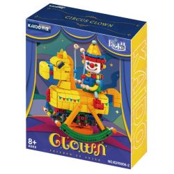KAIDO KD99006-2 99006-2 non  ROCKING HORSE CHÚ HỀ NGHỊCH NGỢM bộ đồ chơi xếp lắp ráp ghép mô hình CLOWN 590 khối
