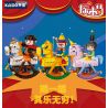KAIDO KD99006-2 99006-2 non  ROCKING HORSE CHÚ HỀ NGHỊCH NGỢM bộ đồ chơi xếp lắp ráp ghép mô hình CLOWN 590 khối