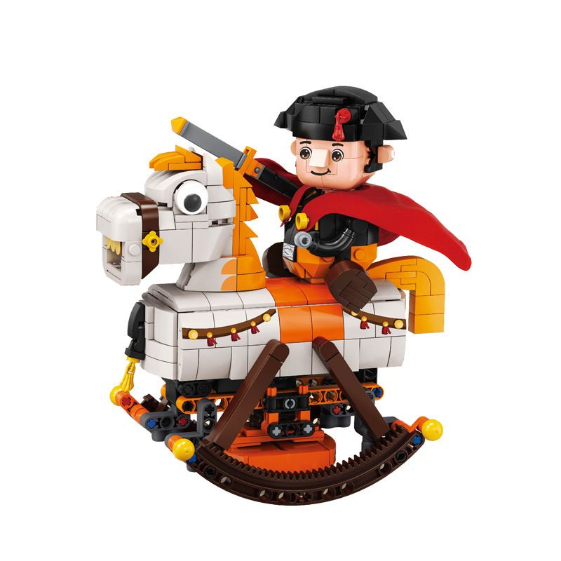 KAIDO KD99006-1 99006-1 non  NGỰA BẬP BÊNH HIỆP SĨ DŨNG CẢM bộ đồ chơi xếp lắp ráp ghép mô hình CHEVALIER 610 khối