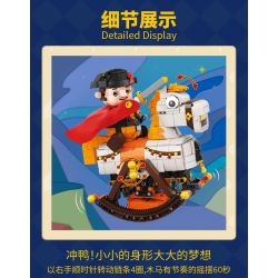 KAIDO KD99006-1 99006-1 non  NGỰA BẬP BÊNH HIỆP SĨ DŨNG CẢM bộ đồ chơi xếp lắp ráp ghép mô hình CHEVALIER 610 khối