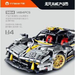 IM.MASTER QIHUI 9814 non  BẬC THẦY TÍCH LŨY PAGANI FENGSHEN tỷ lệ 1:14 bộ đồ chơi xếp lắp ráp ghép mô hình  Kỹ Thuật Công Nghệ Cao Mô Hình Phương Tiện 1484 khối