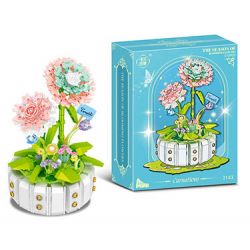 WEILE CHUANGXIANG 2143 non  HOA CẨM CHƯỚNG bộ đồ chơi xếp lắp ráp ghép mô hình Creator Sáng Tạo 510 khối