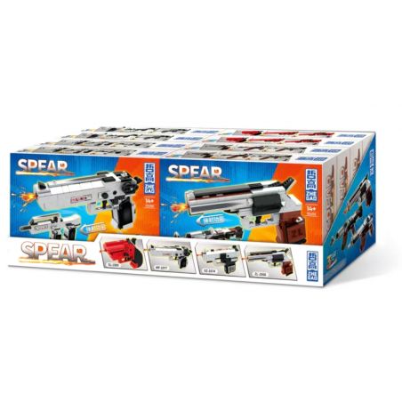 ZHEGAO GZ6208 6208 non  SÚNG GIÁO 4 MẪU ZL-1956 HZ-1874 WF-1977 SL-1999 bộ đồ chơi xếp lắp ráp ghép mô hình Military Army FOLUKES Quân Sự Bộ Đội 1606 khối