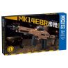 ZHEGAO 918010 non  SÚNG TRƯỜNG MK14EBR bộ đồ chơi xếp lắp ráp ghép mô hình Military Army MK14EBR RIFLE Quân Sự Bộ Đội 481 khối