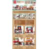MINGDI LEIBAO K0610 0610 non  PHỐ MUA SẮM PHONG CÁCH CỔ XƯA bộ đồ chơi xếp lắp ráp ghép mô hình SHOP STREET 793 khối