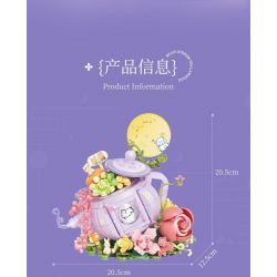 SEMBO 611087 non  TRÀ ĐẠO YUEJIAN bộ đồ chơi xếp lắp ráp ghép mô hình Creator Sáng Tạo 878 khối