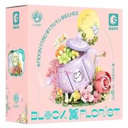 SEMBO 611087 non  TRÀ ĐẠO YUEJIAN bộ đồ chơi xếp lắp ráp ghép mô hình Creator Sáng Tạo 878 khối