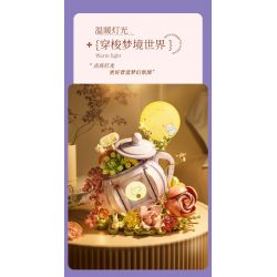 SEMBO 611087 non  TRÀ ĐẠO YUEJIAN bộ đồ chơi xếp lắp ráp ghép mô hình Creator Sáng Tạo 878 khối