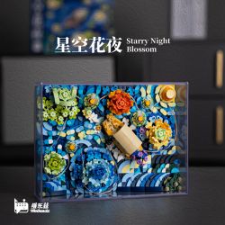 WELLEADZ 3101 non  ĐÊM HOA BẦU TRỜI ĐẦY SAO bộ đồ chơi xếp lắp ráp ghép mô hình Arts & Crafts 922 khối