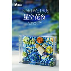 WELLEADZ 3101 non  ĐÊM HOA BẦU TRỜI ĐẦY SAO bộ đồ chơi xếp lắp ráp ghép mô hình Arts & Crafts 922 khối