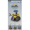 IM.MASTER QIHUI 8053 non  BẬC THẦY VỀ MÁY MÓC ROBOT WALL-E 4IN1 bộ đồ chơi xếp lắp ráp ghép mô hình  Kỹ Thuật Công Nghệ Cao Mô Hình Phương Tiện 672 khối