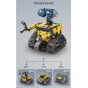IM.MASTER QIHUI 8053 non  BẬC THẦY VỀ MÁY MÓC ROBOT WALL-E 4IN1 bộ đồ chơi xếp lắp ráp ghép mô hình  Kỹ Thuật Công Nghệ Cao Mô Hình Phương Tiện 672 khối