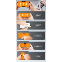 IM.MASTER QIHUI 8053 non  BẬC THẦY VỀ MÁY MÓC ROBOT WALL-E 4IN1 bộ đồ chơi xếp lắp ráp ghép mô hình  Kỹ Thuật Công Nghệ Cao Mô Hình Phương Tiện 672 khối