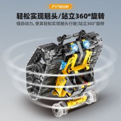 IM.MASTER QIHUI 8053 non  BẬC THẦY VỀ MÁY MÓC ROBOT WALL-E 4IN1 bộ đồ chơi xếp lắp ráp ghép mô hình  Kỹ Thuật Công Nghệ Cao Mô Hình Phương Tiện 672 khối