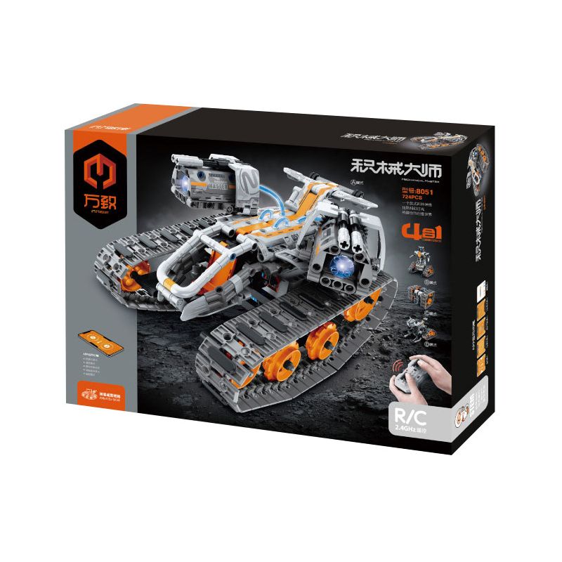 IM.MASTER QIHUI 8051 non  BẬC THẦY MÁY MÓC LẬP TRÌNH Ô TÔ ĐÓNG THẾ bộ đồ chơi xếp lắp ráp ghép mô hình  Kỹ Thuật Công Nghệ Cao Mô Hình Phương Tiện 724 khối