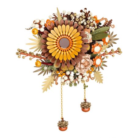 JAKI JK2511 2511 non  TẠP CHÍ THỰC VẬT HOA TREO TƯỜNG NGHỆ THUẬT BẮC ÂU ĐƯỢC BẢO QUẢN bộ đồ chơi xếp lắp ráp ghép mô hình Creator NORDIC ART WALL FLOWER Sáng Tạo