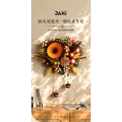 JAKI JK2511 2511 non  TẠP CHÍ THỰC VẬT HOA TREO TƯỜNG NGHỆ THUẬT BẮC ÂU ĐƯỢC BẢO QUẢN bộ đồ chơi xếp lắp ráp ghép mô hình Creator NORDIC ART WALL FLOWER Sáng Tạo