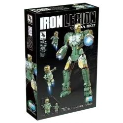 RENZAIMA 796 non  NGƯỜI SẮT MK37 bộ đồ chơi xếp lắp ráp ghép mô hình Super Heroes IRON LEGION MK37 Siêu Nhân Anh Hùng 506 khối