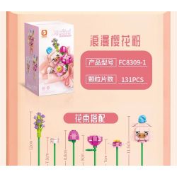 FORANGE FC8309 8309 non  NHẬT KÝ HOA 6 MẪU bộ đồ chơi xếp lắp ráp ghép mô hình Creator Sáng Tạo 773 khối