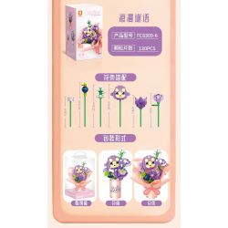 FORANGE FC8309 8309 non  NHẬT KÝ HOA 6 MẪU bộ đồ chơi xếp lắp ráp ghép mô hình Creator Sáng Tạo 773 khối