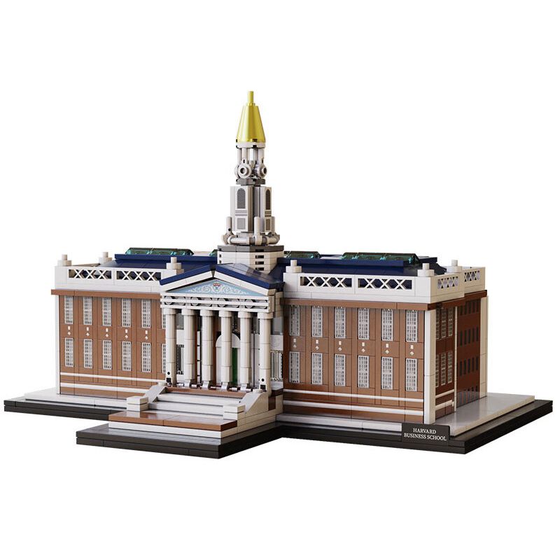 CADA DOUBLEE C66016 66016 non  THƯ VIỆN BAKER CỦA TRƯỜNG KINH DOANH HARVARD bộ đồ chơi xếp lắp ráp ghép mô hình Creator HARVARD BUSINESS SCHOOL Sáng Tạo 1056 khối