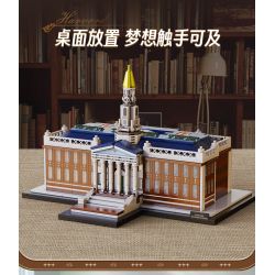 CADA DOUBLEE C66016 66016 non  THƯ VIỆN BAKER CỦA TRƯỜNG KINH DOANH HARVARD bộ đồ chơi xếp lắp ráp ghép mô hình Creator HARVARD BUSINESS SCHOOL Sáng Tạo 1056 khối