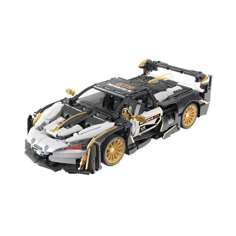 TAKUKI T1004 1004 non  ĐUA XE KHỐI SIÊU MC BẠCH KIM tỷ lệ 1:14 bộ đồ chơi xếp lắp ráp ghép mô hình  Kỹ Thuật Công Nghệ Cao Mô Hình Phương Tiện 1242 khối