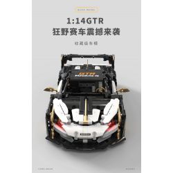 TAKUKI T1004 1004 non  ĐUA XE KHỐI SIÊU MC BẠCH KIM tỷ lệ 1:14 bộ đồ chơi xếp lắp ráp ghép mô hình  Kỹ Thuật Công Nghệ Cao Mô Hình Phương Tiện 1242 khối