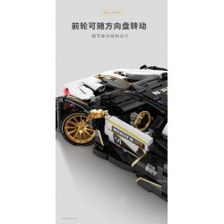 TAKUKI T1004 1004 non  ĐUA XE KHỐI SIÊU MC BẠCH KIM tỷ lệ 1:14 bộ đồ chơi xếp lắp ráp ghép mô hình  Kỹ Thuật Công Nghệ Cao Mô Hình Phương Tiện 1242 khối