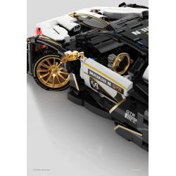 TAKUKI T1004 1004 non  ĐUA XE KHỐI SIÊU MC BẠCH KIM tỷ lệ 1:14 bộ đồ chơi xếp lắp ráp ghép mô hình  Kỹ Thuật Công Nghệ Cao Mô Hình Phương Tiện 1242 khối