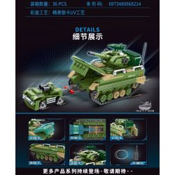 MINGDI LEIBAO K0636 0636 non  TỔ HỢP PHÓNG XE CHIẾN ĐẤU TRÊN KHÔNG ZBD-03 bộ đồ chơi xếp lắp ráp ghép mô hình Military Army ZBD-03 AIRBORNE ARMORED IFV Quân Sự Bộ Đội 428 khối