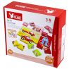 DUBIE 311 non  CÂU ĐỐ GIAO THÔNG bộ đồ chơi xếp lắp ráp ghép mô hình Pre-School TRANSPORT PUZZLE Mẫu Giáo 88 khối