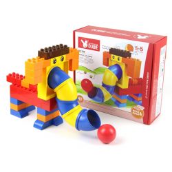 DUBIE 320 non  VOI NHỔ BÓNG bộ đồ chơi xếp lắp ráp ghép mô hình Pre-School Mẫu Giáo 40 khối