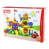 DUBIE 520 non  THIÊN ĐƯỜNG ỐNG bộ đồ chơi xếp lắp ráp ghép mô hình Pre-School Mẫu Giáo 63 khối