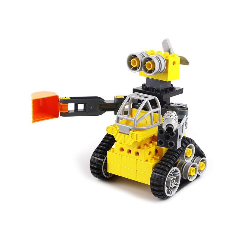 DUBIE 401 non  ROBOT WALL-E bộ đồ chơi xếp lắp ráp ghép mô hình Pre-School WALL-E ROBOT Mẫu Giáo 43 khối