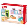 DUBIE 403 non  CÂU ĐỐ NHÂN VẬT VUI NHỘN bộ đồ chơi xếp lắp ráp ghép mô hình Pre-School THE FUNNY ROLE PUZZLE Mẫu Giáo 24 khối