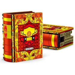 YZ 7074 non  SÁCH NINJA bộ đồ chơi xếp lắp ráp ghép mô hình The  Ninjago Movie Ninja Lốc Xoáy 450 khối