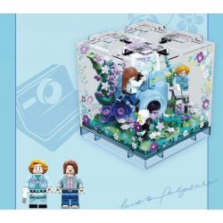 AREA-X AX0102 0102 non  HỘP TRUYỀN CẢM HỨNG ĐỪNG QUÊN EM TÌNH YÊU LÀ SỰ QUYẾT TÂM bộ đồ chơi xếp lắp ráp ghép mô hình BORN TO LOVE LIMERENCE