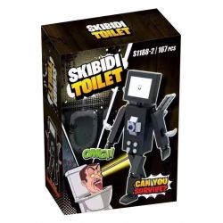 S1188 1188 non  TOILET MAN XÂM LƯỢC 4 MẪU bộ đồ chơi xếp lắp ráp ghép mô hình Movie & Game SKIBIDI TOILET Phim Và Trò Chơi 671 khối